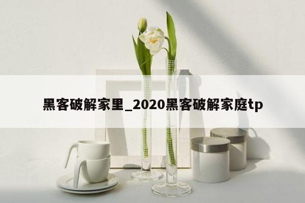 黑客破解家里_2020黑客破解家庭tp