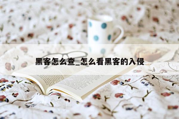 黑客怎么查_怎么看黑客的入侵