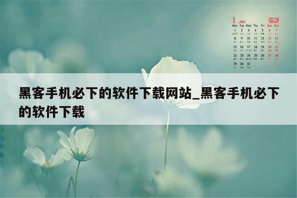 黑客手机必下的软件下载网站_黑客手机必下的软件下载