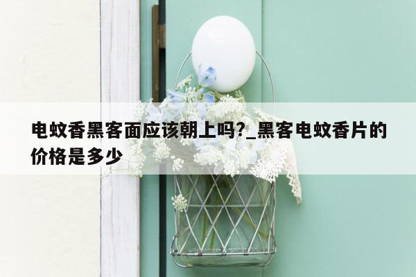 电蚊香黑客面应该朝上吗?_黑客电蚊香片的价格是多少