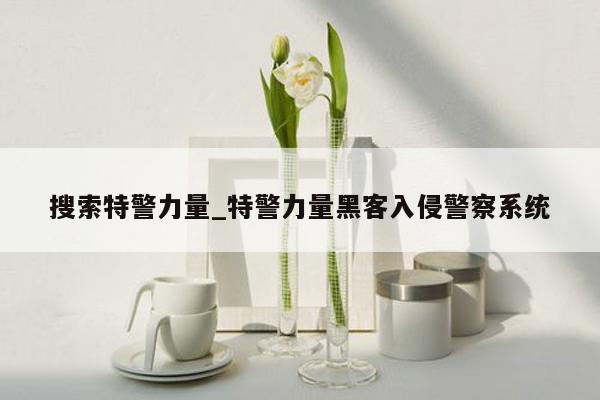 搜索特警力量_特警力量黑客入侵警察系统